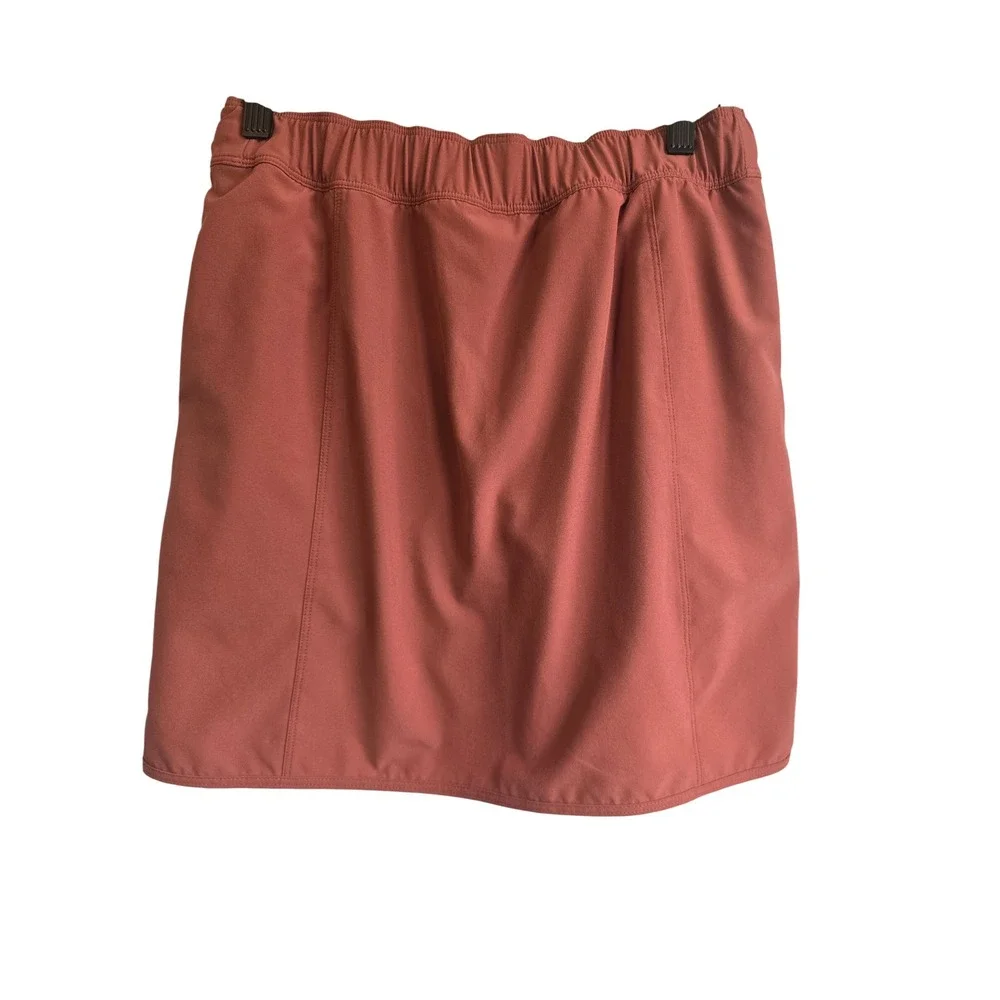Patagonia Women Rosewood Pink Active Skort Hiking Travel Skirt with Liner Shorts - Picture 9 of 14